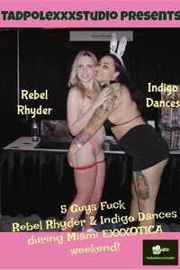 5 Guys Fuck Rebel Rhyder and Indigo Dances