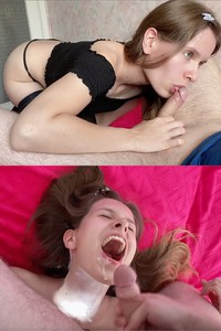 Big Ass Slut Gets Huge Load On Her Face