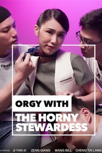 Orgy with the Horny Stewardess